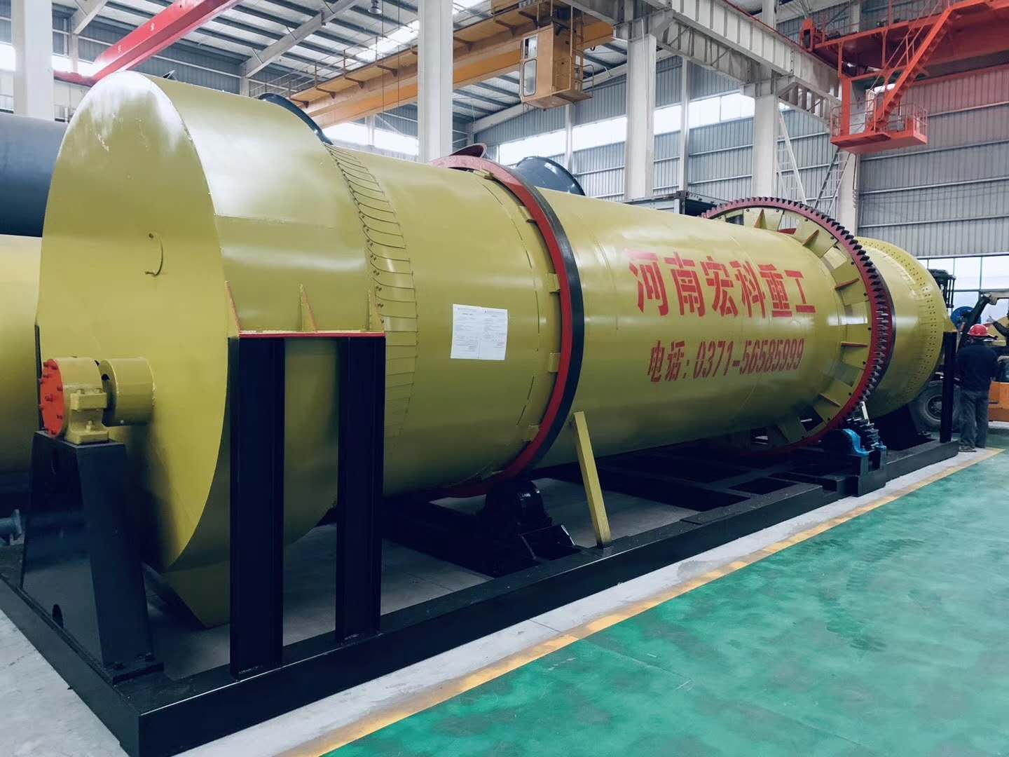 巴基斯坦牛糞烘干機發(fā)貨現場