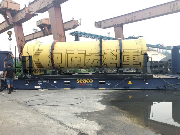 古巴1.8&times;7米雞糞烘干機(jī)