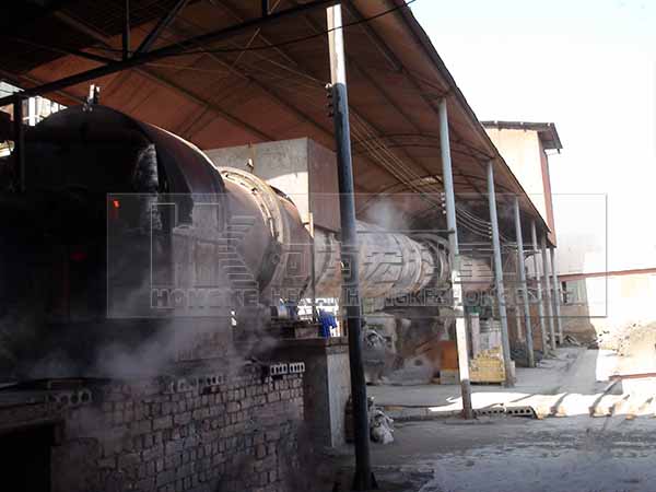 澠池頁巖陶粒砂回轉窯生產(chǎn)線生產(chǎn)現(xiàn)場