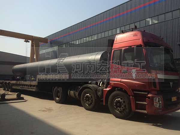 發(fā)往江蘇徐州的陶粒回轉窯發(fā)貨現(xiàn)場實拍